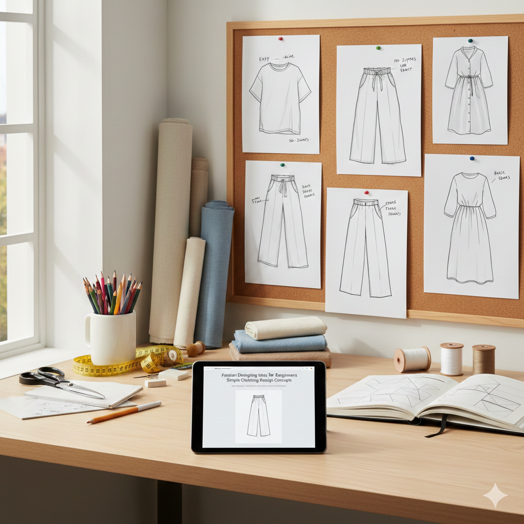 Fashion Designing Ideas for Beginners Simple Clothing Design Concepts