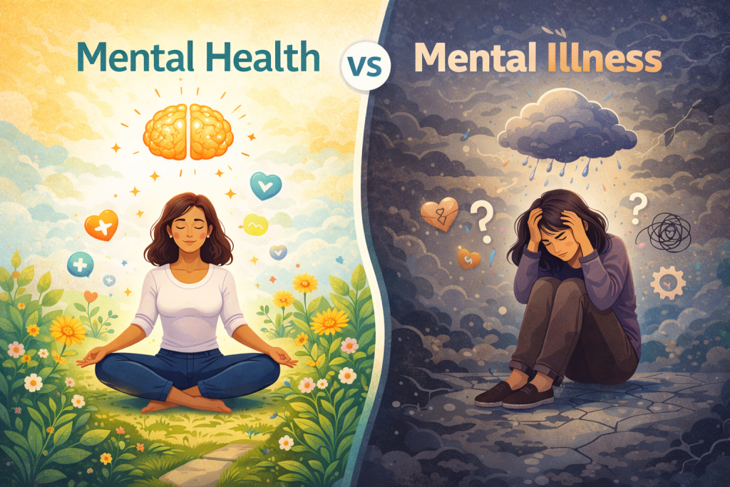 Mental health vs mental illness